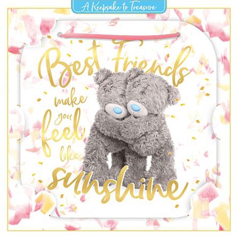 3D Holographic Keepsake Best Friends Me to You Bear Card £2.69